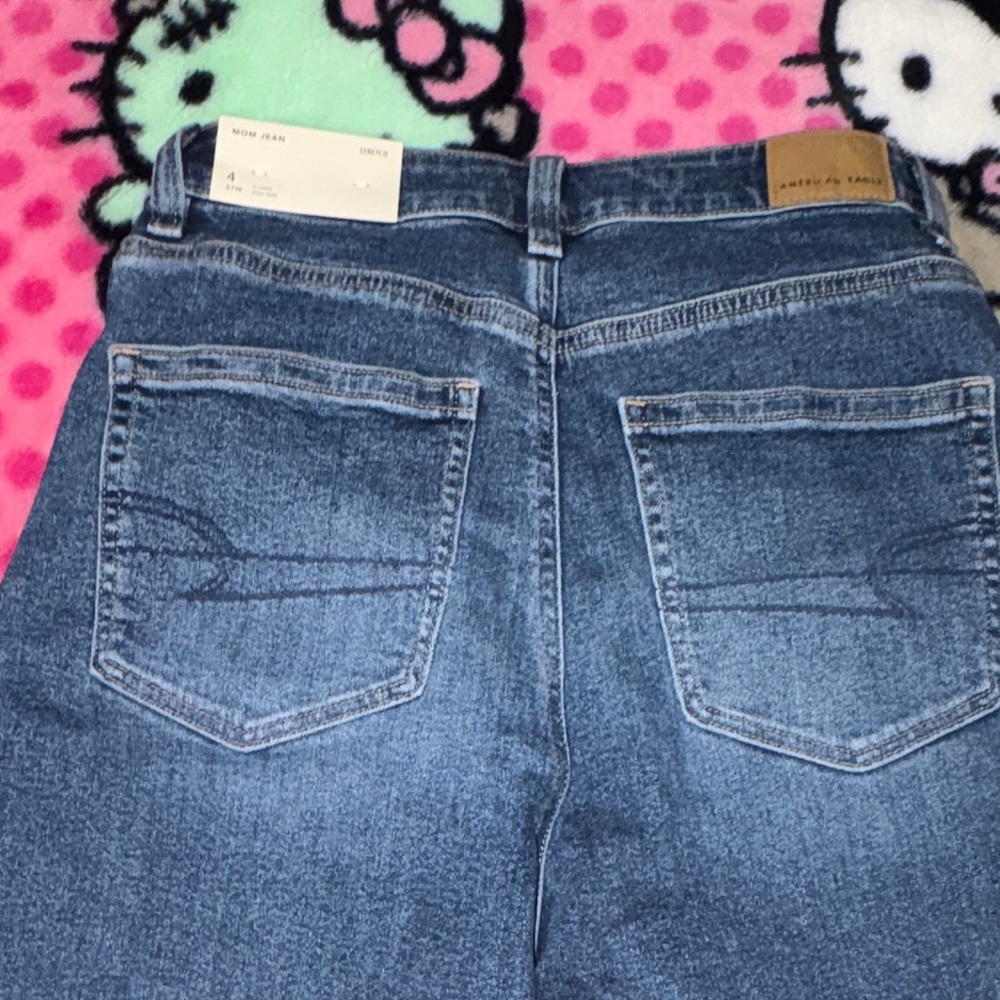 American Eagle Dark Blue Denim Jeans - Picture 3 of 3